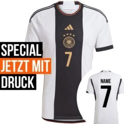 Adidas DFB Heim Trikot WM 2022 Mit Namen Und Nummern