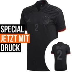 Adidas DFB Trikot Black Mit Ghostprint