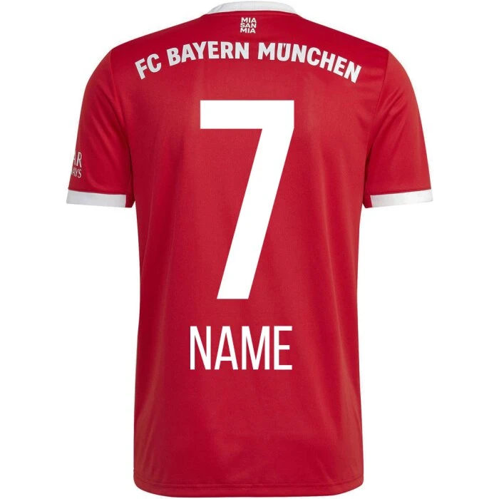 Adidas FC Bayern Trikot 2022/2023 Home Mit Nummer + Namer - Erw 4 Adidas FC Bayern Trikot 2022/2023 Home Mit Nummer + Namer - Erw – Bild 2