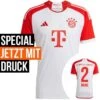 Adidas FC Bayern Trikot 2023/2024 Home Mit Nummer + Name - Erw -Fußballbedarf Geschäft adidas fc bayern trikot 2023 2024 home mit nummer name erw