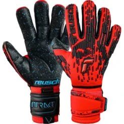 Reusch Attrakt Freegel Fusion Ortho-Tec Goaliator - Electric Red