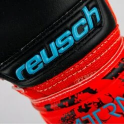 Reusch Attrakt Grip Evolution Finger Support Junior - Red -Fußballbedarf Geschäft reusch attrakt grip evolution finger support junior red6
