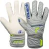 Reusch Attrakt Grip Finger Support Junior - Gray - Gr. -Fußballbedarf Geschäft reusch attrakt grip finger support junior gray gr