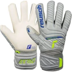 Reusch Attrakt Grip Finger Support Junior - Gray - Gr.